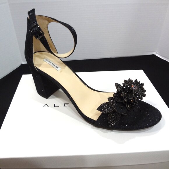Gently used, Alex Marie Black Dress Sandals. Gently used, worn one time. - Picture 3 of 4